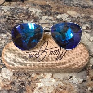 MAUI JIM- Mirror blue Aviators 264 MAVERICKS